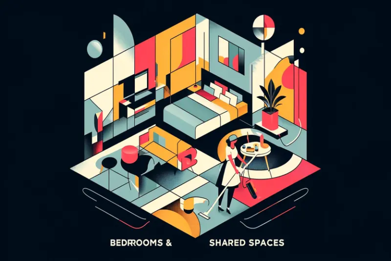 Reliable Maid Service and Bedrooms & Shared Spaces