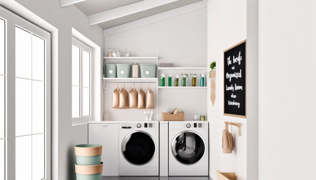 The Benefits of a Clean and Organized Laundry Room: A Reflection from Cleaning Laboratory